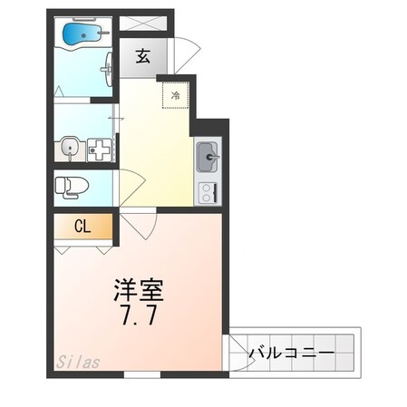 立花駅 徒歩12分 1階の物件間取画像